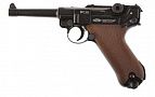 Пневматический пистолет Gletcher P.08 (Luger Parabellum, BlowBack)