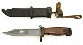 ММГ штык-нож АК ШНС-001-01 (для АКМ), коричн. рукоятка, в исполнении «Люкс»